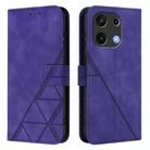 For Umidigi Note 100 Crossbody 3D Embossed Flip Leather Phone Case(Purple) - 2