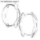 For Samsung Galaxy Watch 3 41mm Electroplating Hollow Half-pack TPU Protective Case(Transparent) - 2