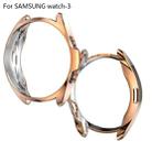 For Samsung Galaxy Watch 3 45mm Electroplating Hollow Half-pack TPU Protective Case(Rose Gold) - 2