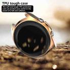 For Samsung Galaxy Watch 3 45mm Electroplating Hollow Half-pack TPU Protective Case(Rose Gold) - 3