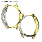 For Samsung Galaxy Watch 3 45mm Electroplating Hollow Half-pack TPU Protective Case(Golden) - 2