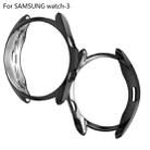 For Samsung Galaxy Watch 3 45mm Electroplating Hollow Half-pack TPU Protective Case(Black) - 2