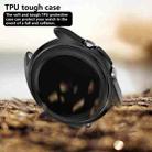 For Samsung Galaxy Watch 3 45mm Electroplating Hollow Half-pack TPU Protective Case(Black) - 3