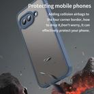 For Google Pixel 9a Fan Dun Series TPU Hybrid PC Frosted Phone Case(Blue) - 3