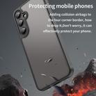 For Samsung Galaxy S25 5G Fan Dun Series TPU Hybrid PC Frosted Phone Case(Black) - 3