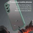 For Samsung Galaxy S25+ 5G Fan Dun Series TPU Hybrid PC Frosted Phone Case(Green) - 3