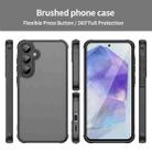 For Samsung Galaxy S24 5G Fan Dun Series TPU Hybrid PC Frosted Phone Case(Black) - 2