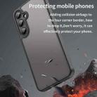 For Samsung Galaxy S24 5G Fan Dun Series TPU Hybrid PC Frosted Phone Case(Black) - 3