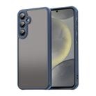 For Samsung Galaxy S24 5G Fan Dun Series TPU Hybrid PC Frosted Phone Case(Blue) - 1
