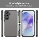 For Samsung Galaxy S24+ 5G Fan Dun Series TPU Hybrid PC Frosted Phone Case(Black) - 2