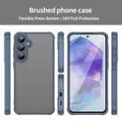 For Samsung Galaxy S24+ 5G Fan Dun Series TPU Hybrid PC Frosted Phone Case(Blue) - 2
