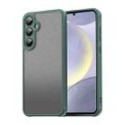 For Samsung Galaxy S24+ 5G Fan Dun Series TPU Hybrid PC Frosted Phone Case(Green) - 1