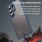 For Samsung Galaxy S25 Ultra 5G Fan Dun Series TPU Hybrid PC Frosted Phone Case(Blue) - 3
