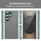For Samsung Galaxy S25 Ultra 5G Fan Dun Series TPU Hybrid PC Frosted Phone Case(Green) - 2