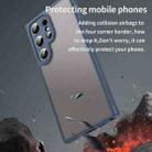 For Samsung Galaxy S24 Ultra 5G Fan Dun Series TPU Hybrid PC Frosted Phone Case(Blue) - 3