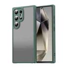 For Samsung Galaxy S24 Ultra 5G Fan Dun Series TPU Hybrid PC Frosted Phone Case(Green) - 1