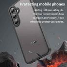For Samsung Galaxy S24 FE 5G Fan Dun Series TPU Hybrid PC Frosted Phone Case(Black) - 3