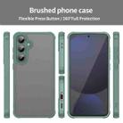 For Samsung Galaxy S24 FE 5G Fan Dun Series TPU Hybrid PC Frosted Phone Case(Green) - 2