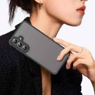 For Samsung Galaxy S25 FE 5G Fan Dun Series TPU Hybrid PC Frosted Phone Case(Black) - 3
