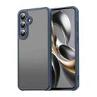For Samsung Galaxy S25 FE 5G Fan Dun Series TPU Hybrid PC Frosted Phone Case(Blue) - 1
