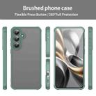 For Samsung Galaxy S25 FE 5G Fan Dun Series TPU Hybrid PC Frosted Phone Case(Green) - 2