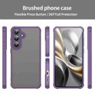 For Samsung Galaxy S25 FE 5G Fan Dun Series TPU Hybrid PC Frosted Phone Case(Purple) - 2