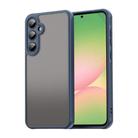 For Samsung Galaxy A56 5G Fan Dun Series TPU Hybrid PC Frosted Phone Case(Blue) - 1