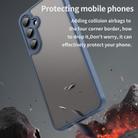 For Samsung Galaxy A35 5G Fan Dun Series TPU Hybrid PC Frosted Phone Case(Blue) - 3