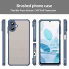 For Samsung Galaxy A07 4G Fan Dun Series TPU Hybrid PC Frosted Phone Case(Blue) - 2