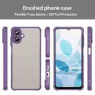 For Samsung Galaxy A07 4G Fan Dun Series TPU Hybrid PC Frosted Phone Case(Purple) - 2