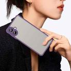 For Samsung Galaxy A07 4G Fan Dun Series TPU Hybrid PC Frosted Phone Case(Purple) - 3
