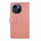 For Tecno Pop 9 4G / Spark Go 2025 4G Y-shaped Pattern Flip Leather Phone Case(Pink) - 3