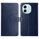 For Tecno Spark 30 5G Y-shaped Pattern Flip Leather Phone Case(Blue) - 1