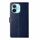 For Tecno Spark 30C 5G Y-shaped Pattern Flip Leather Phone Case(Blue) - 3
