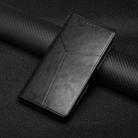 For Tecno Camon 40 4G Y-shaped Pattern Flip Leather Phone Case(Black) - 2