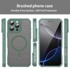 For iPhone 15 Pro Fan Dun Series TPU Hybrid PC Frosted Magsafe Phone Case(Green) - 2