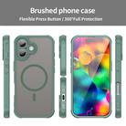 For iPhone 17 Fan Dun Series TPU Hybrid PC Frosted Magsafe Phone Case(Green) - 2
