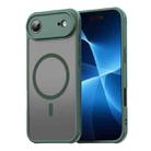 For iPhone 17 Air Fan Dun Series TPU Hybrid PC Frosted Magsafe Phone Case(Green) - 1