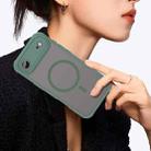 For iPhone 17 Air Fan Dun Series TPU Hybrid PC Frosted Magsafe Phone Case(Green) - 3