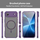 For iPhone 17 Air Fan Dun Series TPU Hybrid PC Frosted Magsafe Phone Case(Purple) - 2
