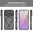 For iPhone 17 Pro Fan Dun Series TPU Hybrid PC Frosted Magsafe Phone Case(Black) - 2