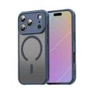 For iPhone 17 Pro Fan Dun Series TPU Hybrid PC Frosted Magsafe Phone Case(Blue) - 1