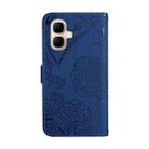 For Infinix Smart 10 4G / Tecno Pop 10 Skin Feel Butterfly Embossed Flip Leather Phone Case(Blue) - 3