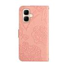 For Infinix Smart 10 4G / Tecno Pop 10 Skin Feel Butterfly Embossed Flip Leather Phone Case(Pink) - 3