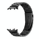 For Huawei Watch D2 Three Beads Stainless Steel Watch Band(Black) - 2
