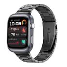 For Huawei Watch D2 Three Beads Stainless Steel Watch Band(Grey) - 1