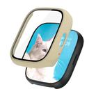 For Lexin Watch 3 Tempered Film Integrated PC Watch Protective Case(Ivory White) - 1