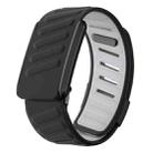For WHOOP 4.0 Silicone Sports Watch Band(Black+Light Grey) - 1