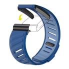 For WHOOP 4.0 Silicone Sports Watch Band(Dark Blue+Light Blue) - 3