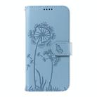 For OnePlus 13 Dandelion Embossed Pattern Flip Leather Phone Case(Sky Blue) - 2